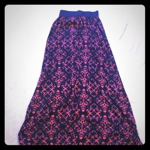 Joe Benbasset navy blue/hot pink skirt